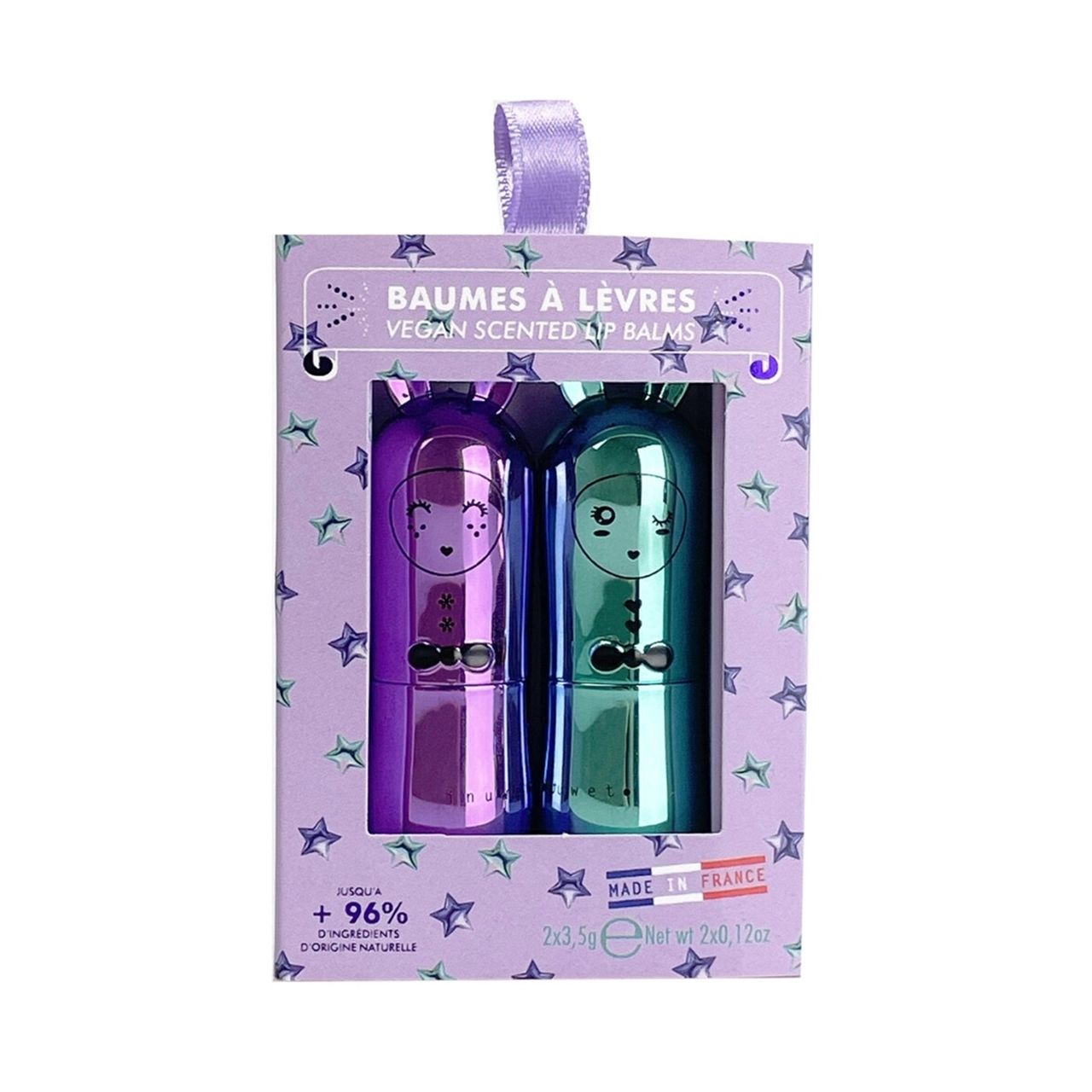 Inuwet - 2li Lip Balms - Pruple Rıbbon