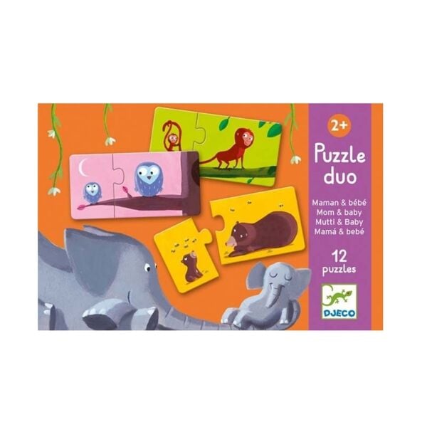 Djeco İkili Puzzle/ Duo Mom Baby