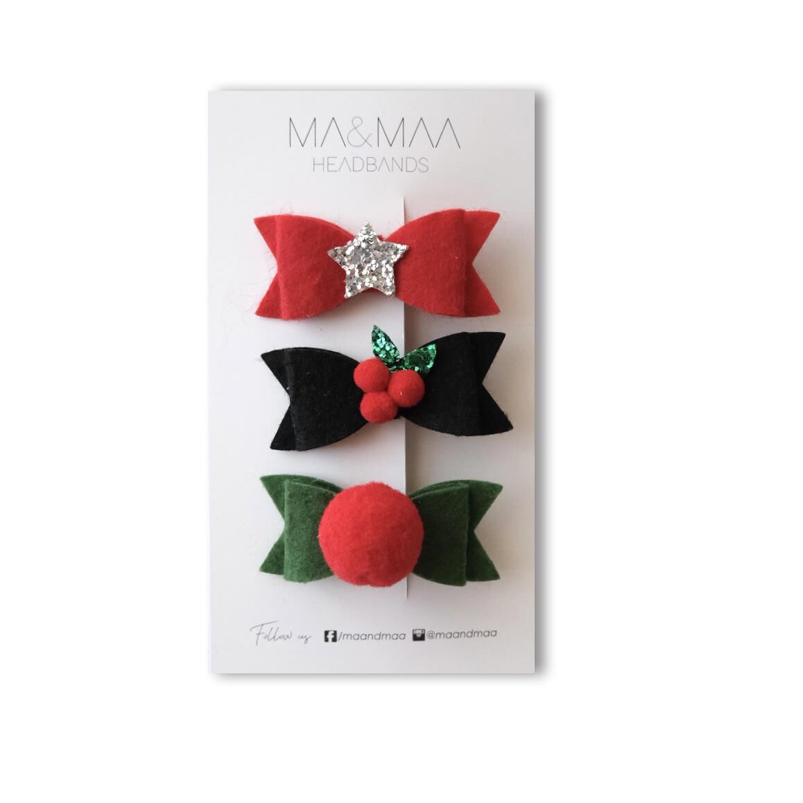 Ma&Maa Holly Mini Klips Set