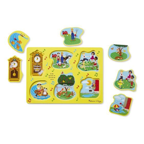 Melissa & Doug Ahşap Sesli Yapboz-İngilizce çş