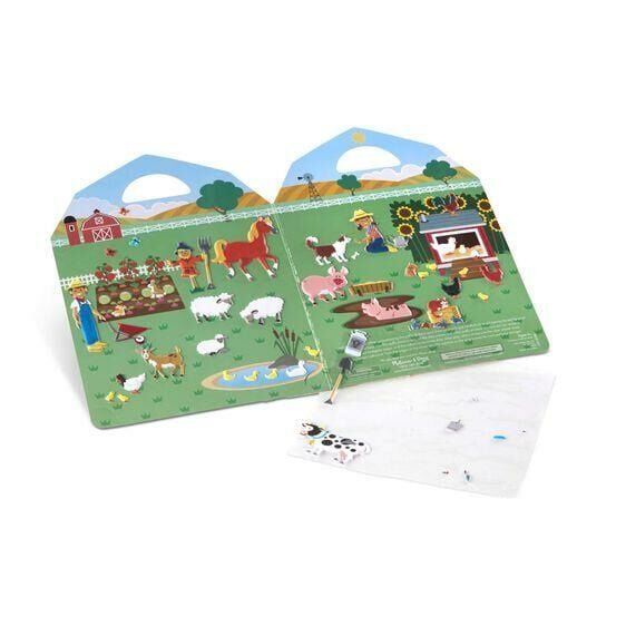 Melissa&Doug Kabartmalı Tak Çıkar Çıkartma Seti