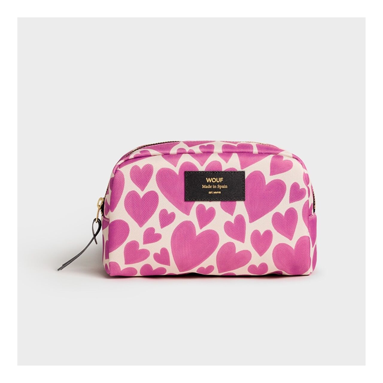 Wouf Pink Love Toiletry Bag - Büyük Makyaj Çantası