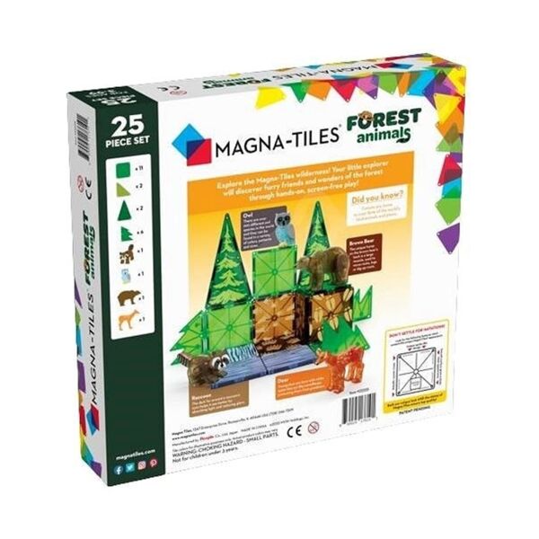 Magna Tiles Orman Hayvanları - 25 Parça