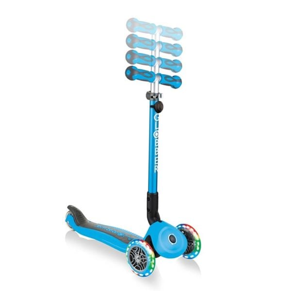 Globber Go Up Deluxe Işıklı Scooter - Mavi