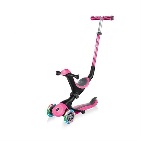 Globber Go Up Deluxe Işıklı Scooter - Pembe