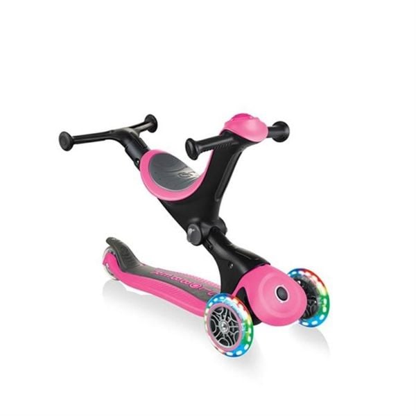 Globber Go Up Deluxe Işıklı Scooter - Pembe