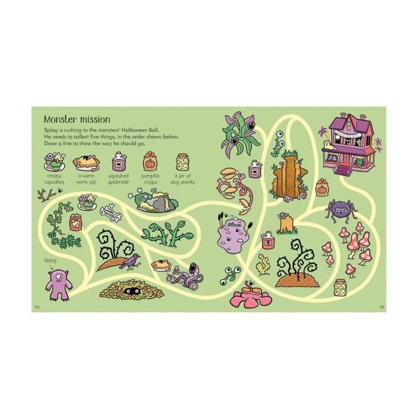 Little Childrens Halloween Activity Book