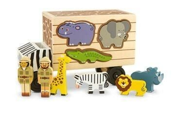 Melissa&Doug Ahşap Kamyon ve Hayvan Kurtarıcıları