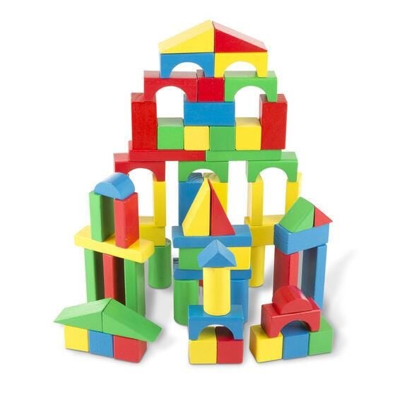 Melissa&Doug Ahşap Blok Seti