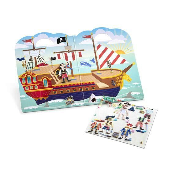 Melissa&Doug Kabartmalı Tak Çıkar Seti - Korsanlar