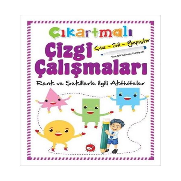 Çıkartmalı Çizgi Çalışmaları - Renkler