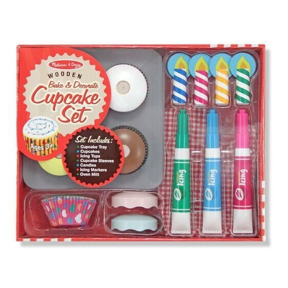 Melissa & Doug Ahşap Cupcake Seti