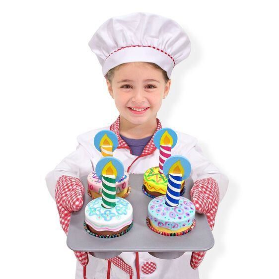 Melissa & Doug Ahşap Cupcake Seti