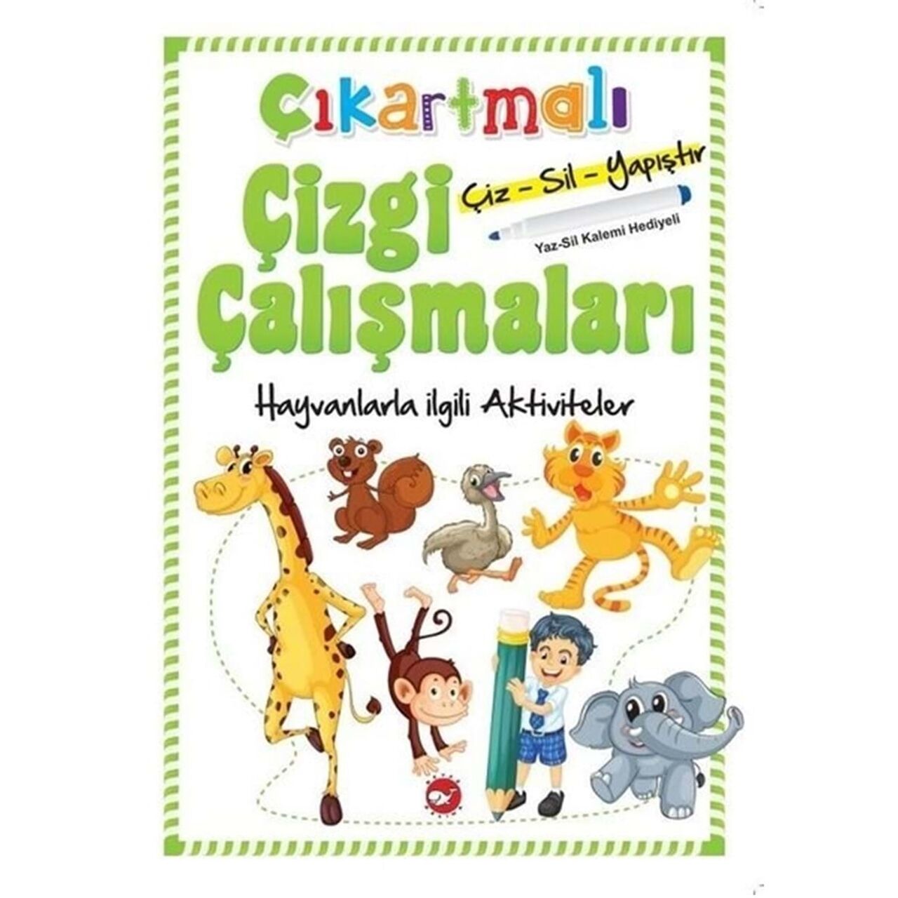 Çıkartmalı Çizgi Çalışmaları - Hayvanlar