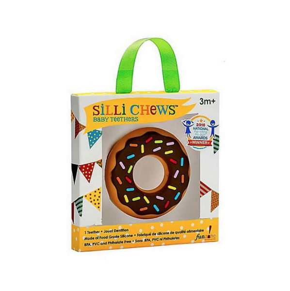 Silli Chews Donat Silikon Diş Kaşıyıcı