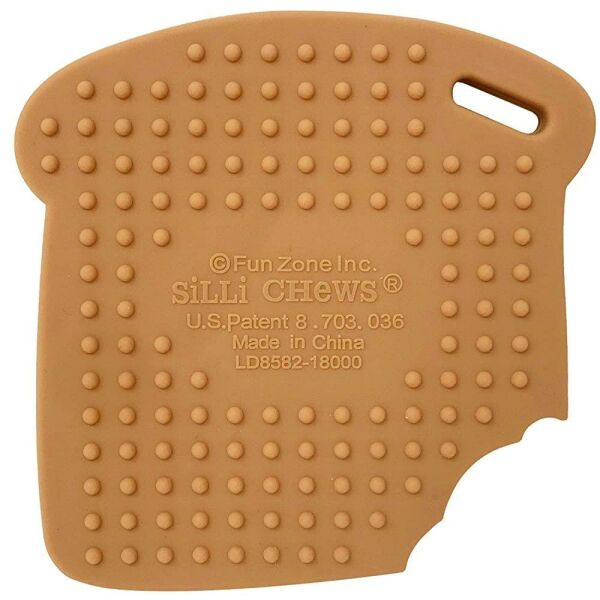Silli Chews Reçelli Ekmek Silikon Diş Kaşıyıcı