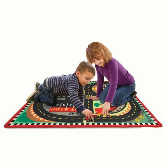 Melissa & Doug Oyun Halı Seti - Yarış Arabaları