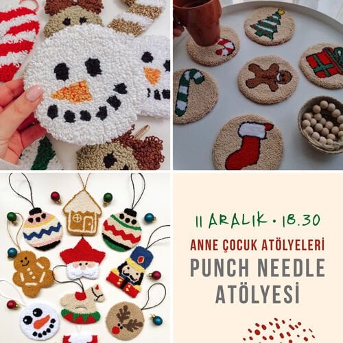 ANNE VE ÇOCUK PUNCH NEEDLE ATÖLYESİ