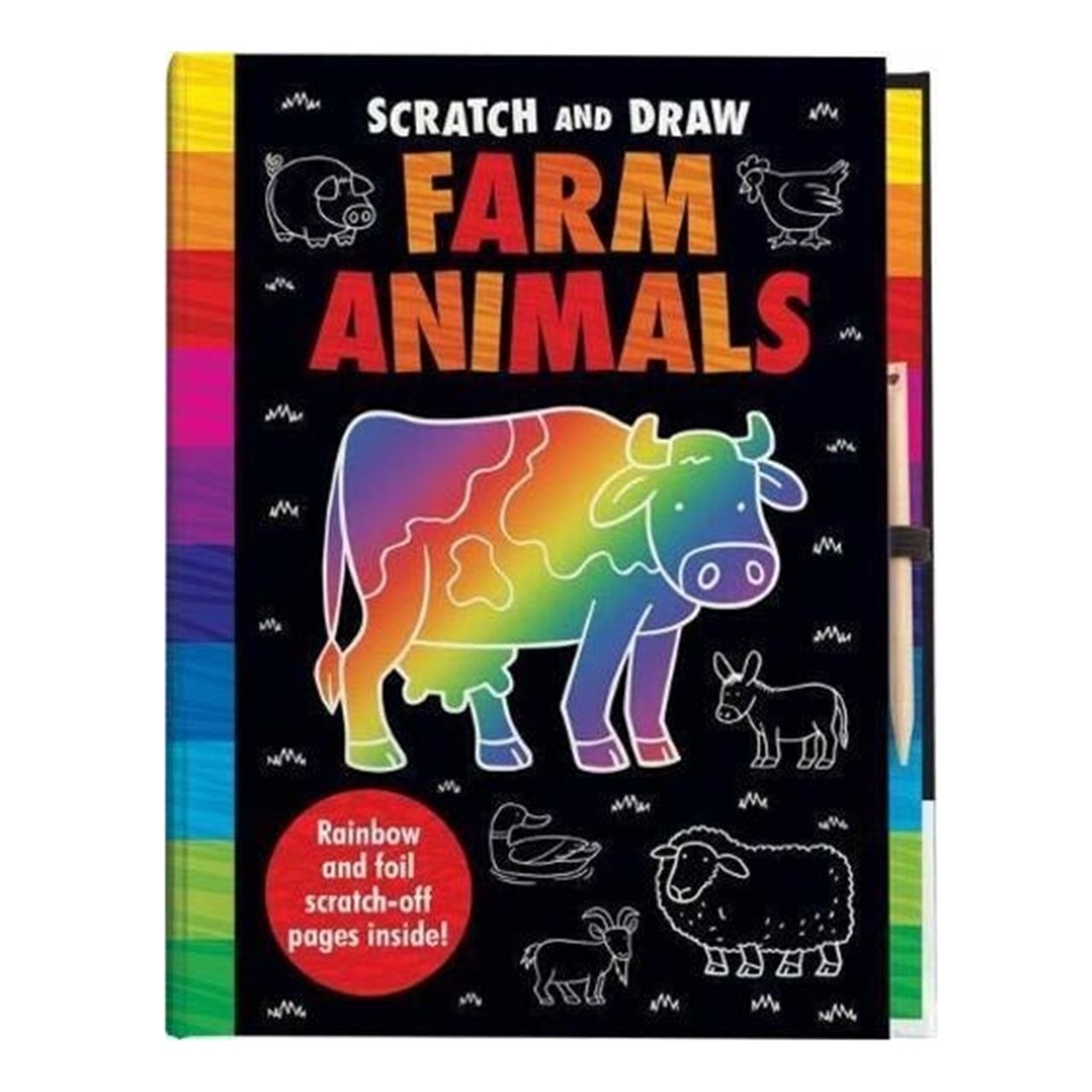 Scratch And Draw - Farm Animals