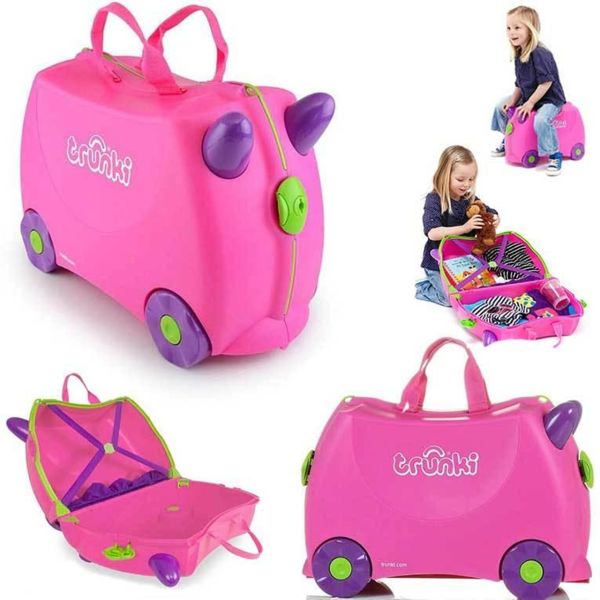 Trunki Çocuk Bavulu - Pembe Trixie