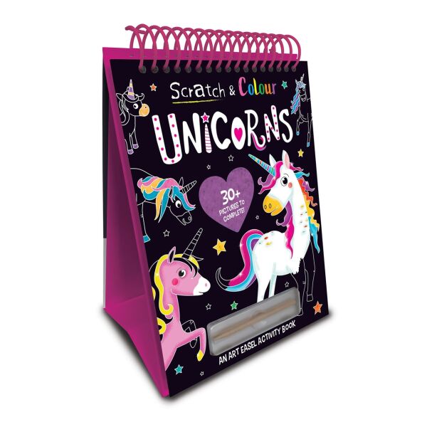 Scratch And Colour - Unicorns