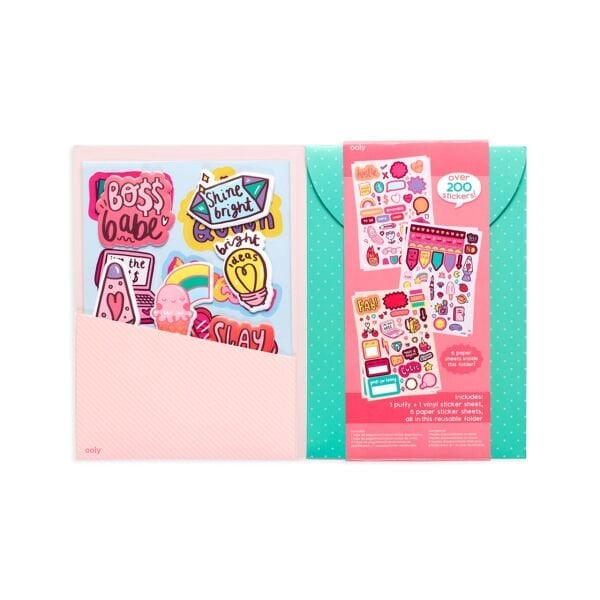 Ooly Sticker Stash Çıkartma Seti - GirlBoss