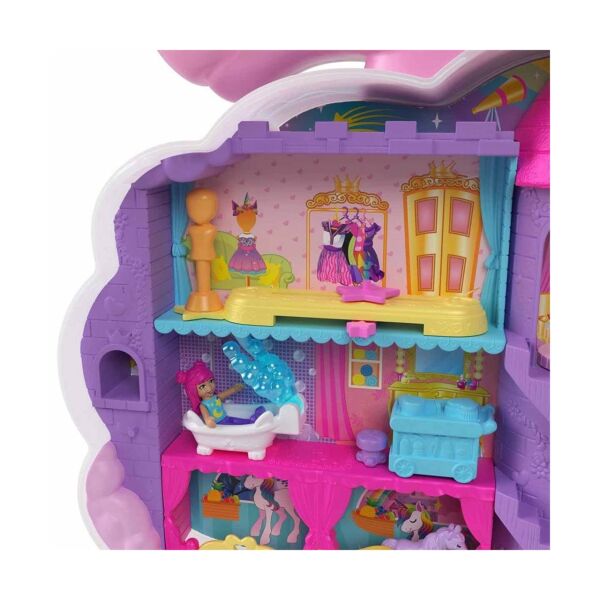 Polly Pocket Tek Boynuzlu Atın Gökkuşağı Salonu