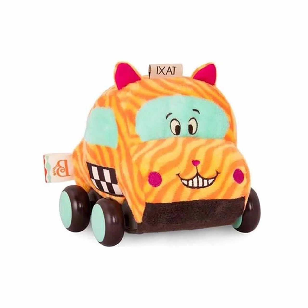 B.Toys Peluş Çek Bırak Araba - Sarı