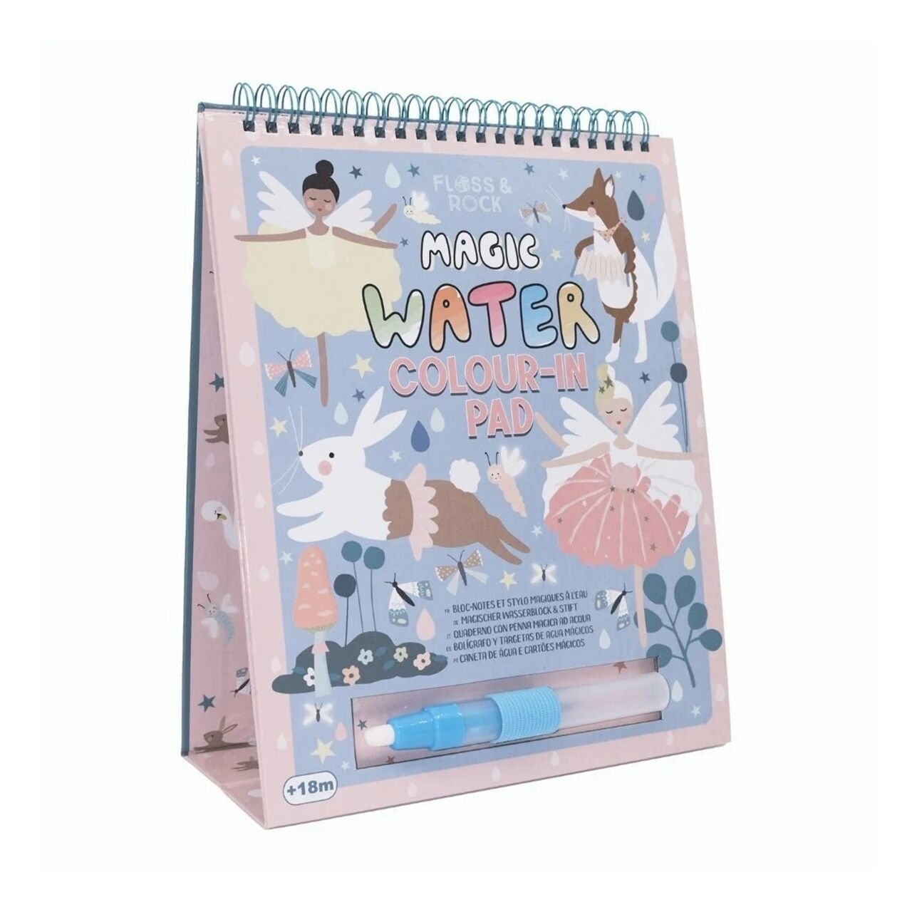 Floss Rock Water Magic Boyama Kitabı - Enchanted