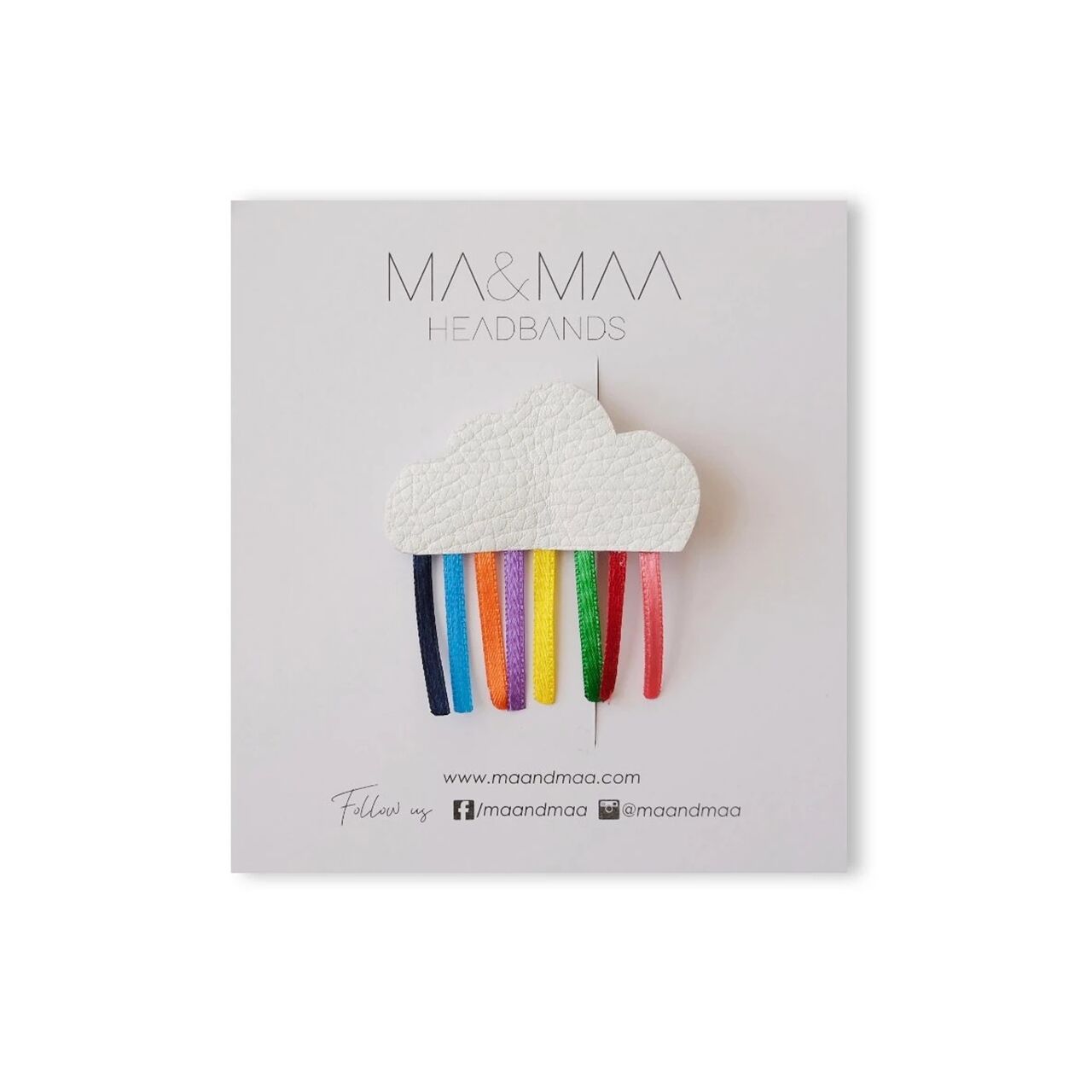 Ma&Maa Color Drop Mini Deri Klips Toka