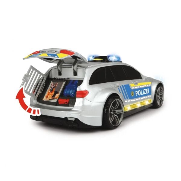 Dickie Toys - Işıklı Ve Sesli Mercedes Polis Araba