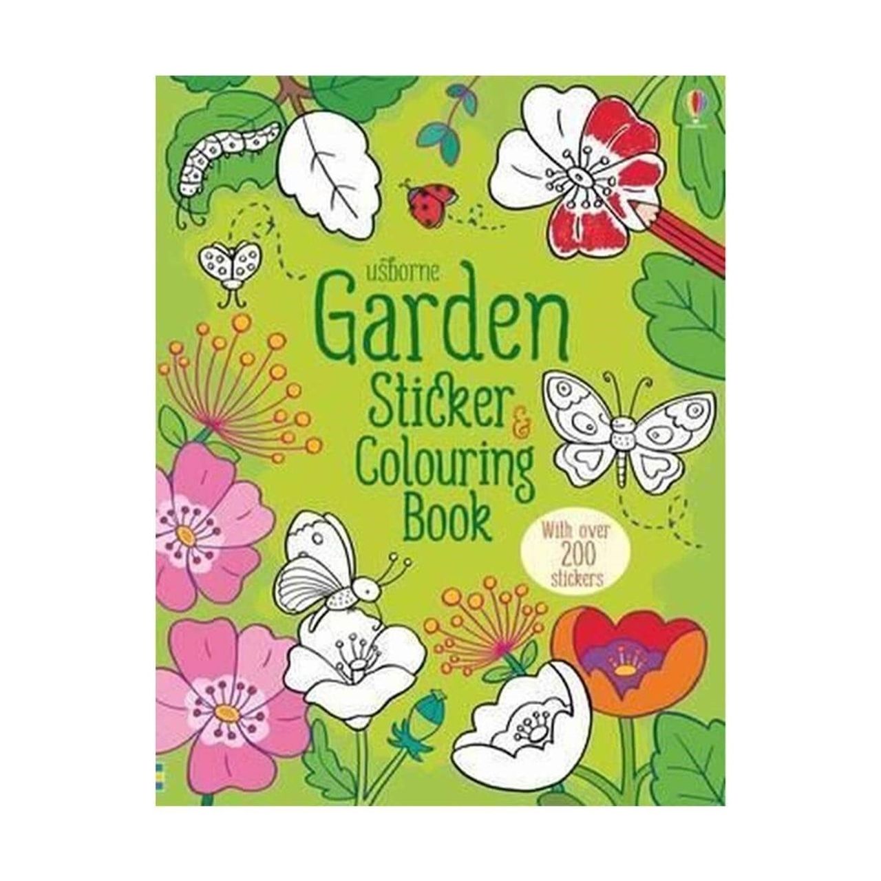 Garden Sticker&Colouring Book