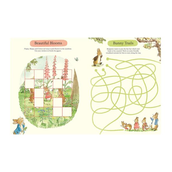 Peter Rabbit Hop, Skip, Stick sticker Activity