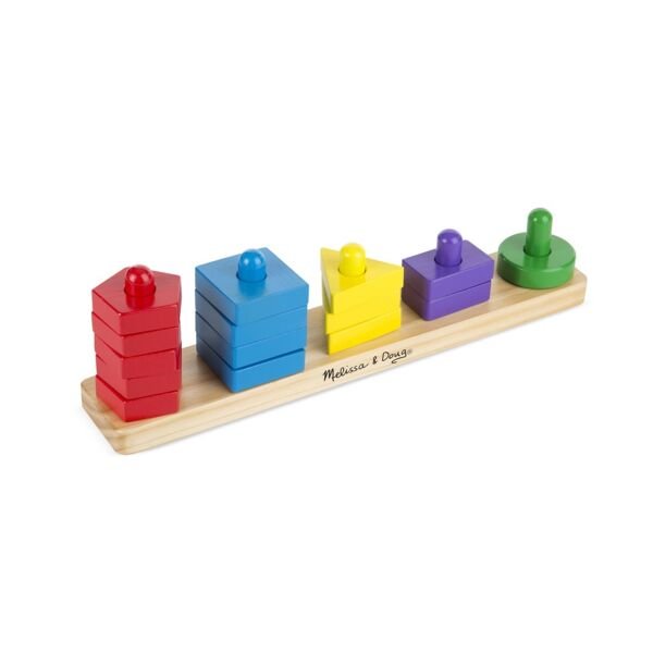 Melissa&Doug Renkli Şekil Dizme