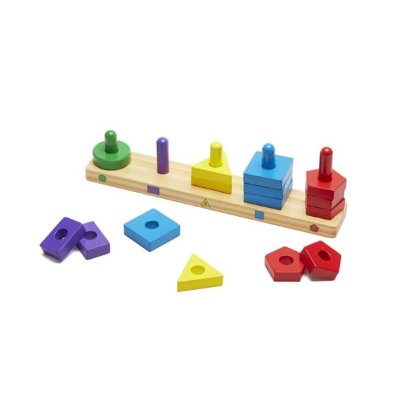 Melissa&Doug Renkli Şekil Dizme