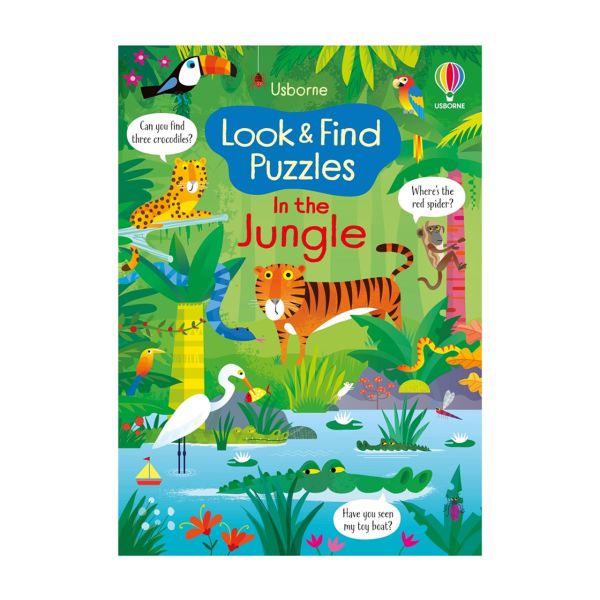 Look and Find Puzzles In The Jungle
