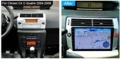 Citroen C4 Android Multimedia Sistemi 2005-2011 9''