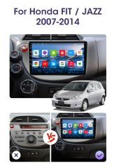 Honda Jazz Android Multimedia Sistemi 2009-2014 9''