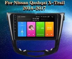 Nissan Qashqai / X-Trail Android Multimedia Sistemi 2013-2018 9''