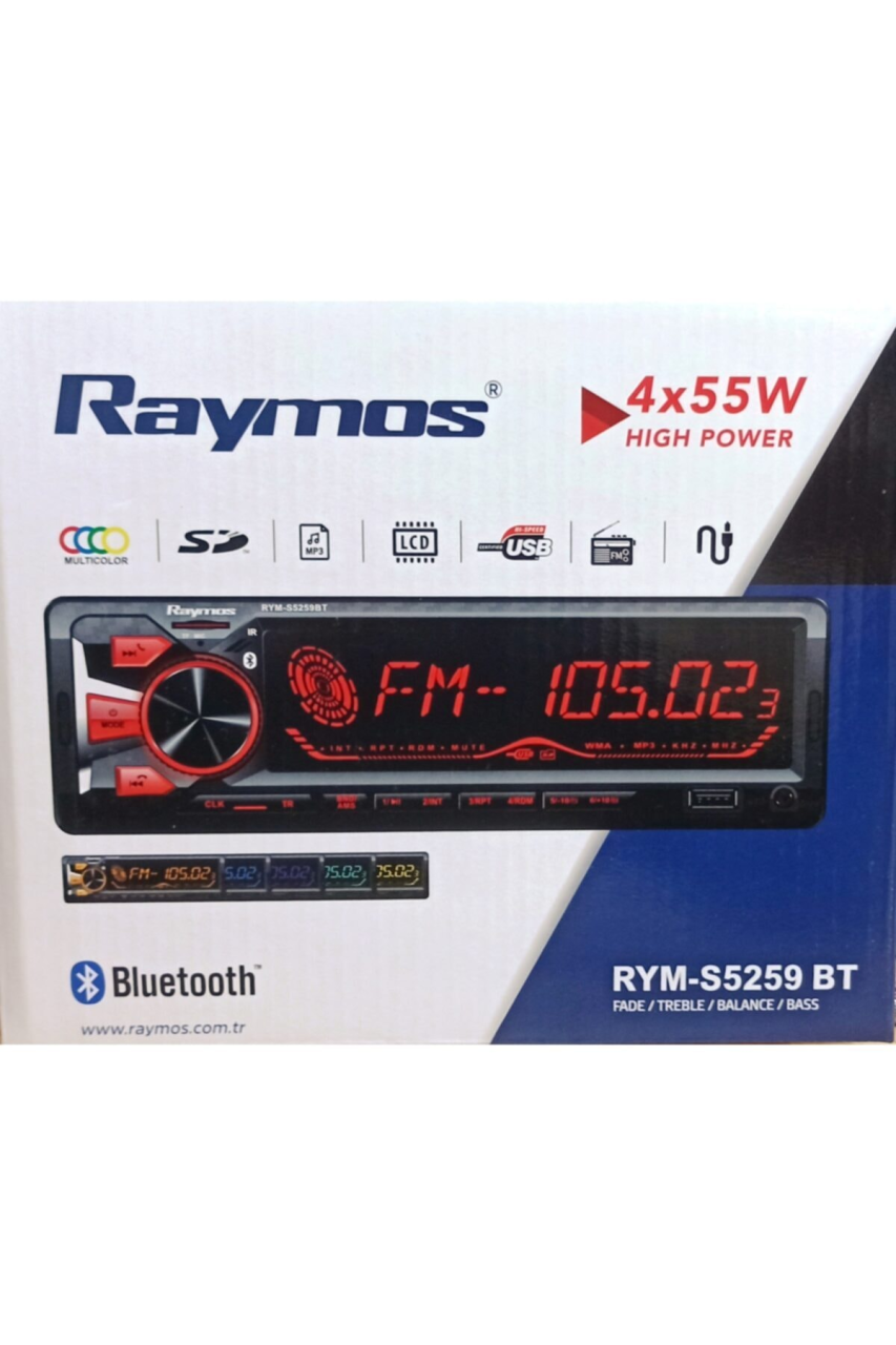 Raymos-Rym S5259BT Bluetooth Teyp