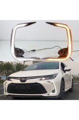 Toyota Corolla Gündüz Ledli Sis Lambası Çerçevesi 2019-2020-2021