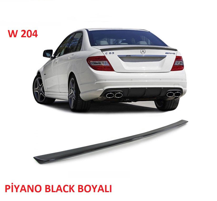 Mercedes C Serisi  Spoiler  W204 Model Uyumlu