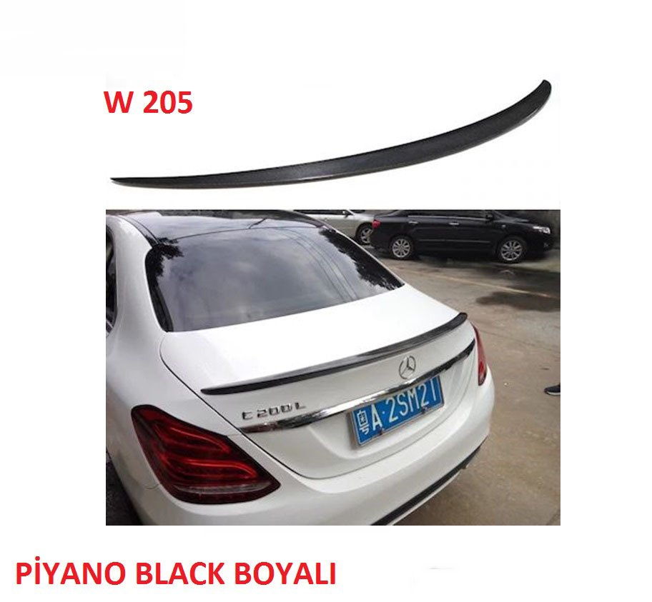 Mercedes C Serisi  Spoiler  W205 Model Uyumlu