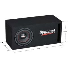 Dynamat Oto Bass Subwoofer 800W 20cm Kabinli 250W RMS Dynamat ASP-RS-800