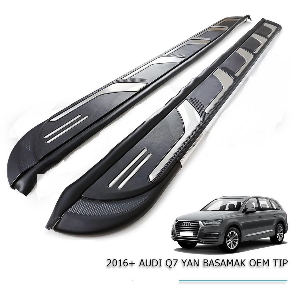 Audi Q7 Yan Basamak 2016 + Oem Yan Basamak