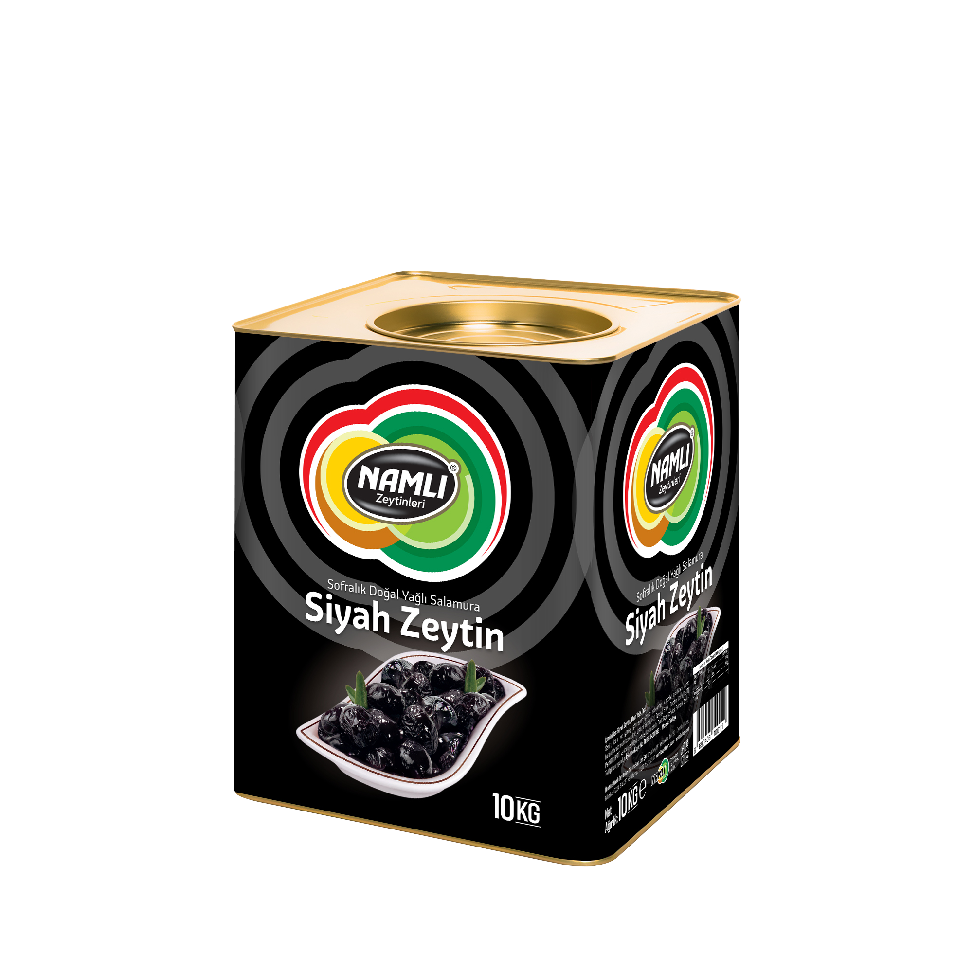 Gemlik Sofralık İri Siyah Zeytin - 10 Kg