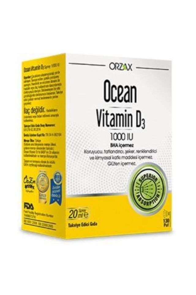 Ocean Vitamin D3 1000 IU Spray 20ml
