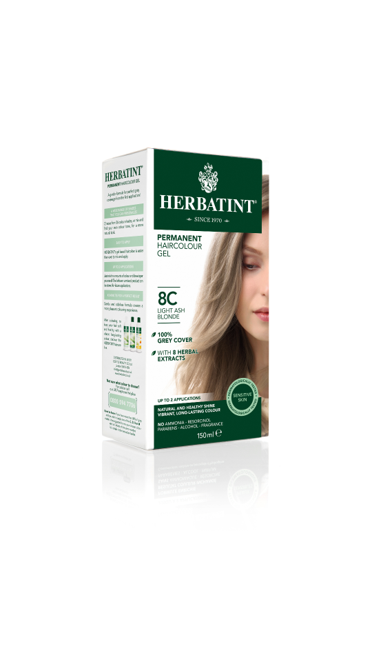 Herbatint Bitkisel Saç Boyası 8C Light Ash Blonde Açık Küllü Sarı 150 ml