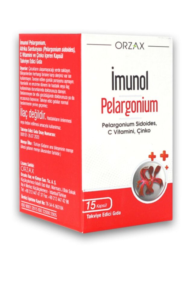 İmunol Pelargonium 15 Kapsül