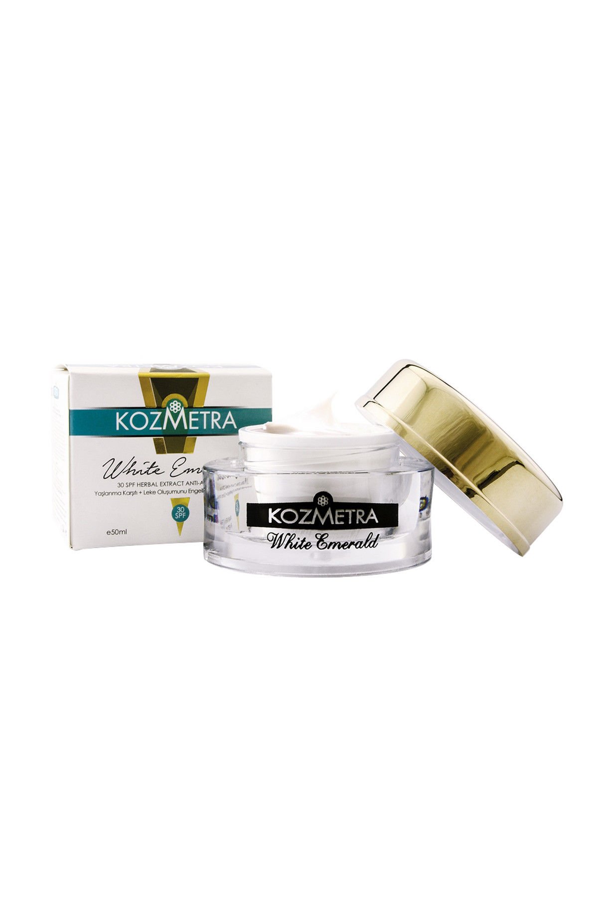 Yaşlanma Karşıtı Gündüz Kremi - White Emerald 30 SPF Herbal Extract 50 ml